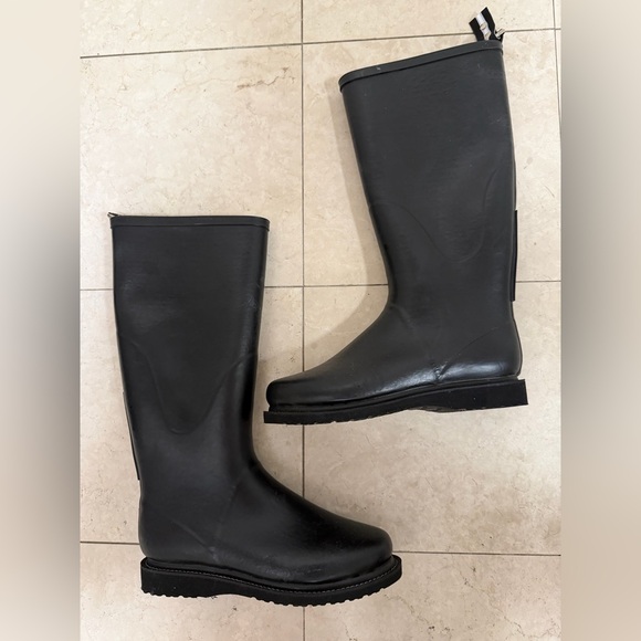Ilse Jacobsen Black Winter Rain Boots - Picture 2 of 9